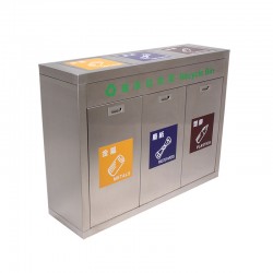 不銹鋼環保分類回收箱(具體價格請咨詢客服)